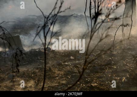 ©PHOTOPQR/NICE MATIN/LUC BOUTRIA LE 18 08 2021 VAR - Incentives à vidauban Waldbrände in Südfrankreich Frankreich - Var, Vidauban 18. August 2021 Stockfoto