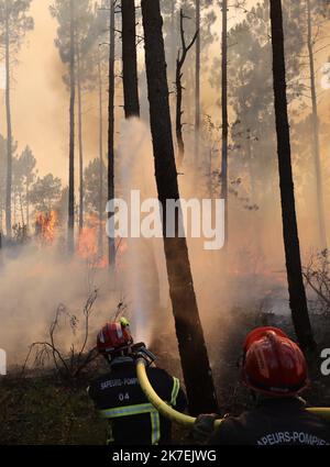 ©PHOTOPQR/NICE MATIN/LUC BOUTRIA LE 18 08 2021 VAR - Incentives à vidauban Waldbrände in Südfrankreich Frankreich - Var, Vidauban 18. August 2021 Stockfoto