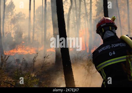 ©PHOTOPQR/NICE MATIN/LUC BOUTRIA LE 18 08 2021 VAR - Incentives à vidauban Waldbrände in Südfrankreich Frankreich - Var, Vidauban 18. August 2021 Stockfoto