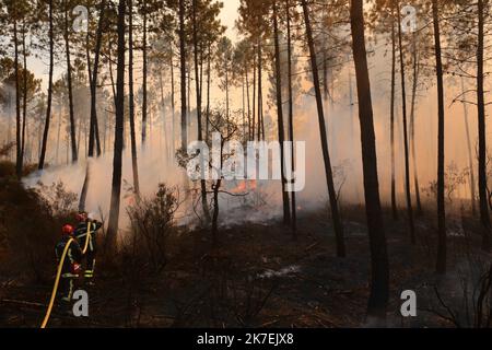 ©PHOTOPQR/NICE MATIN/LUC BOUTRIA LE 18 08 2021 VAR - Incentives à vidauban Waldbrände in Südfrankreich Frankreich - Var, Vidauban 18. August 2021 Stockfoto