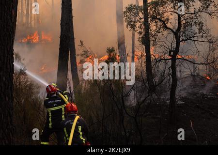 ©PHOTOPQR/NICE MATIN/LUC BOUTRIA LE 18 08 2021 VAR - Incentives à vidauban Waldbrände in Südfrankreich Frankreich - Var, Vidauban 18. August 2021 Stockfoto