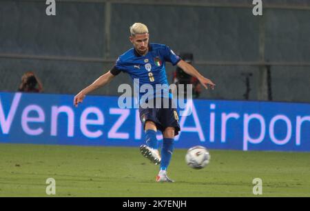 ©Laurent Lairys/MAXPPP - Jorgino von Italien während der FIFA Fußball-Weltmeisterschaft Katar 2022, Qualifikationsspiel der Gruppe C zwischen Italien und Bulgarien am 2. September 2022 im Artemio Franchi-Stadion in Florenz, Italien - Foto Laurent Lairys /MAXPPP Stockfoto