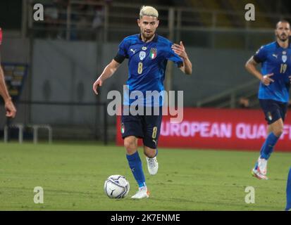 ©Laurent Lairys/MAXPPP - Jorgino von Italien während der FIFA Fußball-Weltmeisterschaft Katar 2022, Qualifikationsspiel der Gruppe C zwischen Italien und Bulgarien am 2. September 2022 im Artemio Franchi-Stadion in Firenz(Italien) - Foto Laurent Lairys / MAXPPP Stockfoto