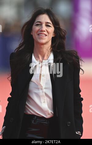 ©FRANCK CASTEL/MAXPPP - das Deauville American Film Festival 47. 2021. 2021.09.11. ABSCHLUSSFEIER DES DEAUVILLE AMERICAN FILM FESTIVAL 47TH. Les choses Humaines Premiere und Abschluss . Charlotte Gainsbourg Stockfoto