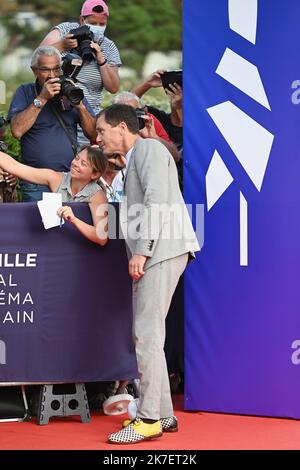 ©FRANCK CASTEL/MAXPPP - das Deauville American Film Festival 47. 2021. 2021.09.11. ABSCHLUSSFEIER DES DEAUVILLE AMERICAN FILM FESTIVAL 47TH. Les choses Humaines Premiere und Abschluss . US-Schauspieler Michael Shannon Stockfoto