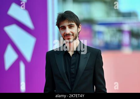 ©FRANCK CASTEL/MAXPPP - das Deauville American Film Festival 47. 2021. 2021.09.11. ABSCHLUSSFEIER DES DEAUVILLE AMERICAN FILM FESTIVAL 47TH. Les choses Humaines Premiere und Abschluss . ben attal Stockfoto