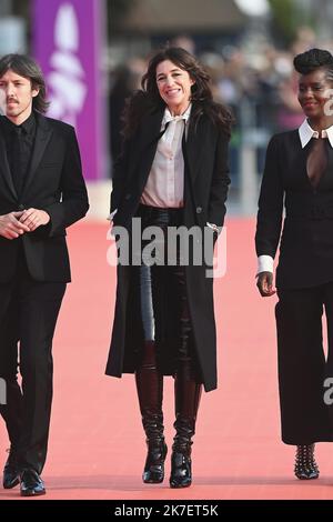 ©FRANCK CASTEL/MAXPPP - das Deauville American Film Festival 47. 2021. 2021.09.11. ABSCHLUSSFEIER DES DEAUVILLE AMERICAN FILM FESTIVAL 47TH. Les choses Humaines Premiere und Abschluss . Charlotte Gainsbourg Stockfoto