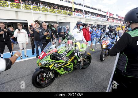 ©PHOTOPQR/NICE MATIN/Frank Muller ; le castellet ; 19/09/2021 ; bol d'Or 2021 Schaltung paul ricard dimanche arrivée Stockfoto