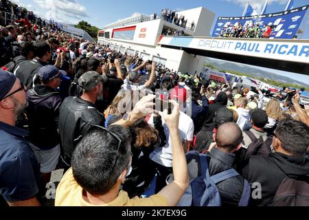 ©PHOTOPQR/NICE MATIN/Frank Muller ; le castellet ; 19/09/2021 ; bol d'Or 2021 Schaltung paul ricard dimanche arrivée Stockfoto