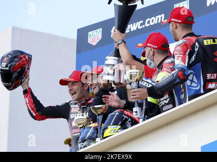 ©PHOTOPQR/NICE MATIN/Frank Muller ; le castellet ; 19/09/2021 ; bol d'Or 2021 Schaltung paul ricard dimanche arrivée Stockfoto