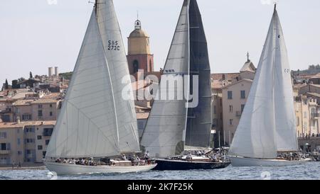 ©PHOTOPQR/NICE MATIN/Luc Boutria ; ; 30/09/2021 ; Regates les voiles de St Tropez Segelrennen in Saint Tropez, Frankreich, am 30. 2021. September Stockfoto