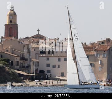 ©PHOTOPQR/NICE MATIN/Luc Boutria ; ; 30/09/2021 ; Regates les voiles de St Tropez Segelrennen in Saint Tropez, Frankreich, am 30. 2021. September Stockfoto