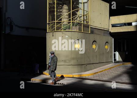 ©Alejo Manuel Avila/ Le Pictorium/MAXPPP - La vie dans les rues de la ville de Buenos Aires Pendant la pandemie de Coronavirus. Stockfoto