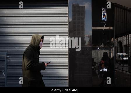 ©Alejo Manuel Avila/ Le Pictorium/MAXPPP - La vie dans les rues de la ville de Buenos Aires Pendant la pandemie de Coronavirus. Stockfoto