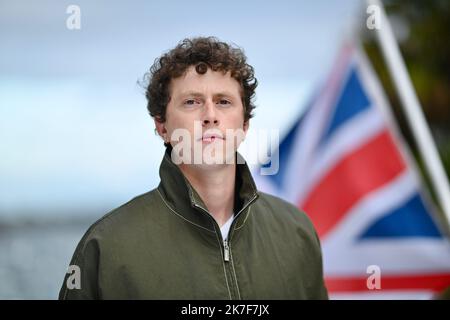 ©FRANCK CASTEL/MAXPPP - 32. Dinard British Film Festival. Finnegan Oldfield Stockfoto