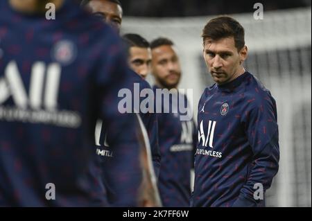 ©Julien Mattia / Le Pictorium/MAXPPP - PSG / LOSC Victoire du Paris Saint Germain (PSG) qui affrontait Lille (LOSC) au Parc des Princes, den 29. November 2021. Stockfoto
