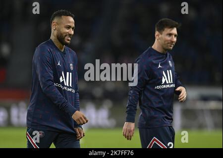 ©Julien Mattia / Le Pictorium/MAXPPP - PSG / LOSC Victoire du Paris Saint Germain (PSG) qui affrontait Lille (LOSC) au Parc des Princes, den 29. November 2021. Stockfoto