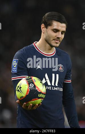 ©Julien Mattia / Le Pictorium/MAXPPP - PSG / LOSC Victoire du Paris Saint Germain (PSG) qui affrontait Lille (LOSC) au Parc des Princes, den 29. November 2021. Stockfoto