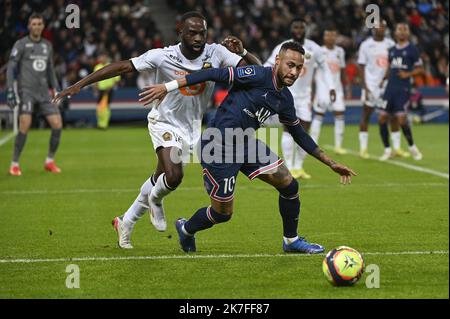©Julien Mattia / Le Pictorium/MAXPPP - PSG / LOSC Victoire du Paris Saint Germain (PSG) qui affrontait Lille (LOSC) au Parc des Princes, den 29. November 2021. Stockfoto