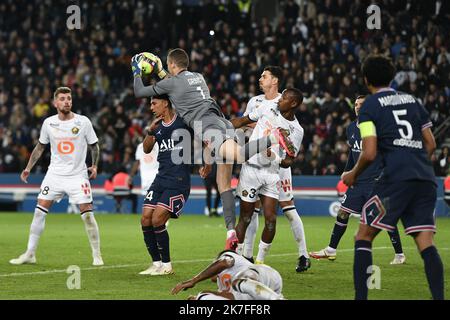 ©Julien Mattia / Le Pictorium/MAXPPP - PSG / LOSC Victoire du Paris Saint Germain (PSG) qui affrontait Lille (LOSC) au Parc des Princes, den 29. November 2021. Stockfoto