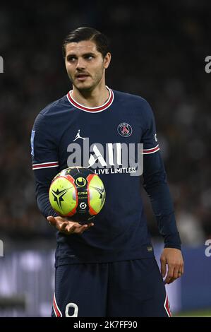 ©Julien Mattia / Le Pictorium/MAXPPP - PSG / LOSC Victoire du Paris Saint Germain (PSG) qui affrontait Lille (LOSC) au Parc des Princes, den 29. November 2021. Stockfoto