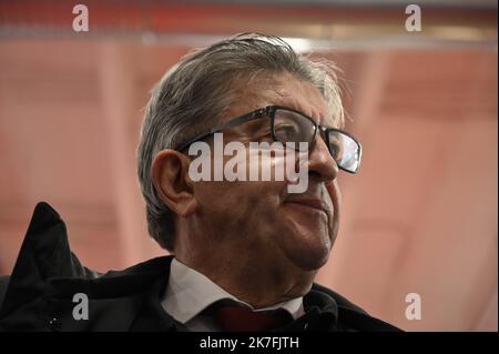 ©Julien Mattia / Le Pictorium/MAXPPP - Jean-Luc Melenchon le Leader de la France Insoumise et candidat a l'election presidentielle, au Premier jour du Salon made in France Stockfoto