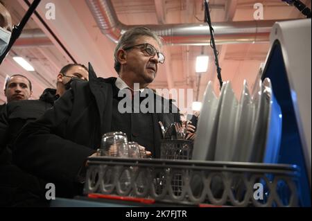 ©Julien Mattia / Le Pictorium/MAXPPP - Jean-Luc Melenchon le Leader de la France Insoumise et candidat a l'election presidentielle, au Premier jour du Salon made in France Stockfoto