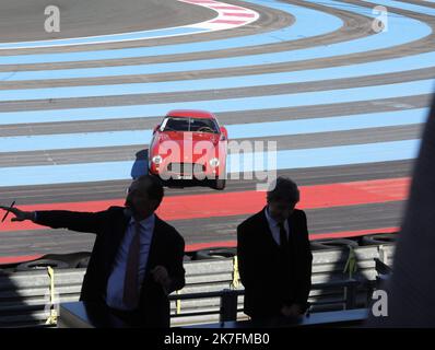 ©PHOTOPQR/NICE MATIN/Luc Boutria ; ; 19/11/2021 ; AU CIRCUIT DU CASTELLET LA VENTE DE VOITURE DE LUXE DE CHEIZ SOTHEBYS Le Castellet, Frankreich Nov 19. 2021. Circuit du Castellet : Oldtimer-Auktion organisiert von SOTHEBY'S. Stockfoto