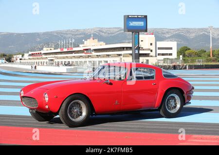 ©PHOTOPQR/NICE MATIN/Luc Boutria ; ; 19/11/2021 ; AU CIRCUIT DU CASTELLET LA VENTE DE VOITURE DE LUXE DE CHEIZ SOTHEBYS Le Castellet, Frankreich Nov 19. 2021. Circuit du Castellet : Oldtimer-Auktion organisiert von SOTHEBY'S. Stockfoto