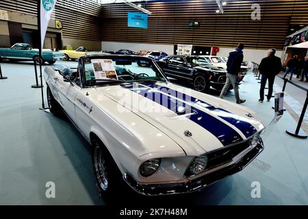 ©PHOTOPQR/LE PROGRES/Richard MOUILLAUD - Lyon 06/04/2022 - Le 07/04/2022 Salon de l' Auto -Salon de l' Auto Une magnifique Ford Mustang - Lyon Motor Show Frankreich 6. April 2022 Stockfoto