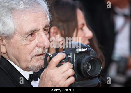 ©PHOTOPQR/LE PARISIEN/Fred Dugit ; Cannes ; 17/05/2022 ; Cuture / Cinéma Palais des Festivals à Cannes (06), le 17 Mai 2022 Cérémonie d'ouverture et montée des Marches du Film COUPéZ ! (ENDSCHNITT) [Hors-Compétition] de MichelHazanavicius Daniel Angeli Photographe Photo LP / Fred Dugit Stockfoto