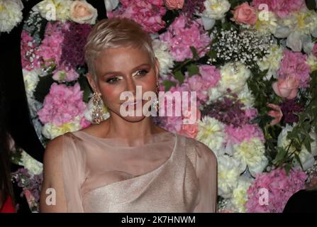 ©PHOTOPQR/NICE MATIN/Jean François Ottonello ; Monaco ; 24/05/2022 ; Ceremonie des MCFW Fashion Awards a l’Opera de Monte-Carlo en Presence de la princesse Charlene et de la princesse Gabriella . Preisverleihung der Fashion Awards in der Oper von Monte-Carlo am 24. Mai 2022 Stockfoto