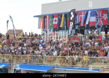 ©PHOTOPQR/L'INDEPENDANT/CLEMENTZ MICHEL ; CANET EN ROUSSILLON ; 28/05/2022 ; SPORT / NATATION / CIRCUIT MARE NOSTRUM / 34EME MEETING INTERNATIONAL DE NATATION DE CANET-EN-ROUSSILLON / CENTRE DE NATATION ARLETTE FRANCO / PUBLIC - 34TH INTERNATIONALES SCHWIMMTREFFEN IN CANET-EN-ROUSSILLON Stockfoto