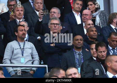 ©Manuel Blondau/AOP Press/MAXPPP - 28/05/2022 Paris - Saint Denis Laurent Blanc während des UEFA Champions League-Finalspiels zwischen dem FC Liverpool und Real Madrid CF am 28. Mai 2022 im Stade de France in Paris, Frankreich. Stockfoto