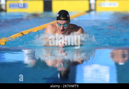 ©PHOTOPQR/L'INDEPENDANT/CLEMENTZ MICHEL ; CANET EN ROUSSILLON ; 29/05/2022 ; SPORT / NATATION / CIRCUIT MARE NOSTRUM / 34EME MEETING INTERNATIONAL DE NATATION DE CANET-EN-ROUSSILLON / CENTRE DE NATATION ARLETTE FRANCO / NATHANAEL SOULARD / ETOILES 92 - 34TH INTERNATIONALES SCHWIMMTREFFEN IN CANET-EN-ROUSSILLON Stockfoto