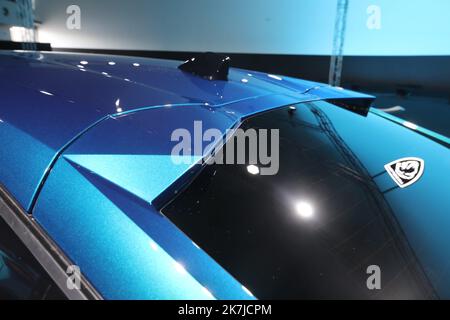 ©PHOTOPQR/L'ALSACE/Vincent VOEGTLIN ; Vélizy-Villacoublay ; le 20 juin 2022. STELLANTIS - NOUVELLE PEUGEOT 408 Velizy Villacoublay, Frankreich, juni 20. 2022. Präsentation des neuen Autos Peugeot - 408 - von Stellantis Stockfoto