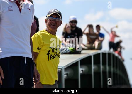 ©PHOTOPQR/VOIX DU NORD/PASCAL BONNIERE ; 05/07/2022 ; DUNKERQUE 05.07.2022 Sport - cyclisme - Tour france - 4eme etpae entre Dunkerque et Calais PHOTO PASCAL BONNIERE / LA VOIX DU Nord - die Ausgabe 109. des Radrennens der Tour de France findet vom 01. Bis 24. Juli 2022 statt - - Stockfoto