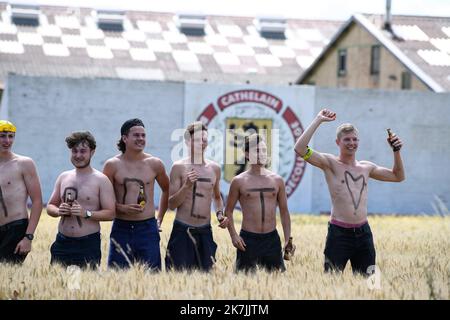 ©PHOTOPQR/VOIX DU NORD/PASCAL BONNIERE ; 05/07/2022 ; DUNKERQUE 05.07.2022 Sport - cyclisme - Tour france - 4eme etpae entre Dunkerque et Calais PHOTO PASCAL BONNIERE / LA VOIX DU Nord - die Ausgabe 109. des Radrennens der Tour de France findet vom 01. Bis 24. Juli 2022 statt - - Stockfoto