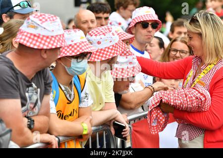 ©PHOTOPQR/VOIX DU NORD/PASCAL BONNIERE ; 06/07/2022 ; Lille , le 6 juillet 2022 Sport , Cyclisme , Tour de France , etape Lille - Aremberg .PHOTO PASCAL BONNIERE / LA VOIX DU Nord - die Ausgabe 109. des Radrennens der Tour de France findet vom 01. Bis 24. Juli 2022 statt - - Stockfoto