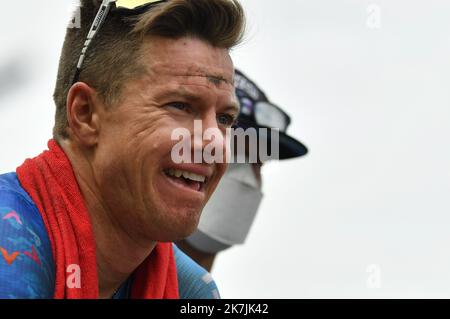 ©PHOTOPQR/VOIX DU NORD/PASCAL BONNIERE ; 06/07/2022 ; Lille , le 6 juillet 2022 Sport , Cyclisme , Tour de France , etape Lille - Aremberg .PHOTO PASCAL BONNIERE / LA VOIX DU Nord - die Ausgabe 109. des Radrennens der Tour de France findet vom 01. Bis 24. Juli 2022 statt - - Stockfoto