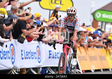 ©PHOTOPQR/VOIX DU NORD/PASCAL BONNIERE ; 06/07/2022 ; Lille , le 6 juillet 2022 Sport , Cyclisme , Tour de France , etape Lille - Aremberg .PHOTO PASCAL BONNIERE / LA VOIX DU Nord - die Ausgabe 109. des Radrennens der Tour de France findet vom 01. Bis 24. Juli 2022 statt - - Stockfoto