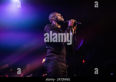 ©Simon Becker / Le Pictorium/MAXPPP - Montreux 11/07/2022 Simon Becker / Le Pictorium - 11/7/2022 - Suisse / Lac Leman / Montreux - L'artiste Hip-Hop britannique Stormzy en concert au Montreux Jazz Festival le 11 juillet 2022. / 11/7/2022 - Schweiz / Genfersee / Montreux - der britische Hip-Hop-Künstler Stormzy tritt am 11. Juli 2022 beim Montreux Jazz Festival live auf Stockfoto