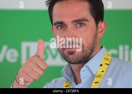 ©Pierre Teyssot/MAXPPP ; Tour de France - UCI-Radrennen - Etappe 14 Saint-Etienne Mende. Saint-Etienne, Frankreich am 16. Juli 2022. Auf dem Foto Alberto Contador. â© Pierre Teyssot/Maxppp Stockfoto