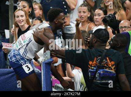 Nur KwaouMathey von France Finale die 110m Hürden der Männer während