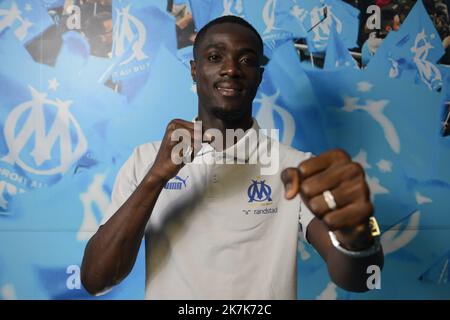 ©PHOTOPQR/LA PROVENCE/Franck Pennant ; Marseille ; 05/09/2022 ; Fußball : Championnat de France de Ligue 1 (L1) Portrait d' Eric Bailly , nouvelle rerue de l' Olympique de marseille (OM) Stockfoto