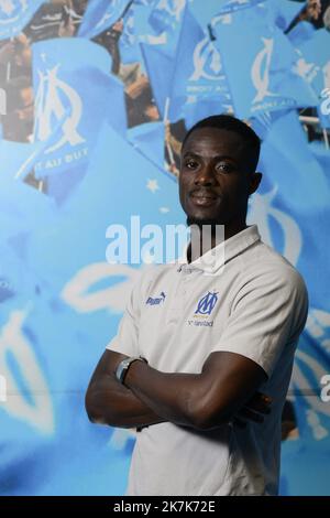 ©PHOTOPQR/LA PROVENCE/Franck Pennant ; Marseille ; 05/09/2022 ; Fußball : Championnat de France de Ligue 1 (L1) Portrait d' Eric Bailly , nouvelle rerue de l' Olympique de marseille (OM) Stockfoto