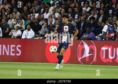 ©PHOTOPQR/LE PARISIEN/Fred Dugit ; Paris ; 06/09/2022 ; Sport Parc des Princes (Paris XVIe), le 06 septembre 2022 Paris Saint Germain-Juventus de Turin Ligue des Champions Vitinha Foto LP / Fred Dugit Stockfoto