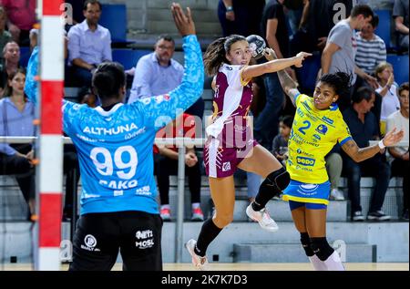 ©PHOTOPQR/LE REPUBLICAIN LORRAIN/Pascal BROCARD ; Metz ; 07/09/2022 ; Handball - metz Handball / dijon- Stockfoto