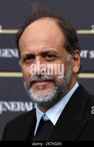 ©Francois Glories/MAXPPP - 30/09/2022 der italienische Regisseur Luca Guadagnino (Schauspieler oder andere auf seinem Hemd ?) Nimmt an der Fotocolo 'BONES AND ALL' während des Zurich Film Festival 18. im Kino Corso in Zürich Teil. September 30 2022. Stockfoto