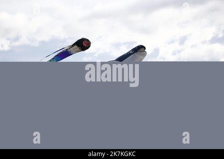 Thierry LARRET/MAXPPP. Festival Aeronautique. Ailes et Volcans Cervolix. Le 2 octobre 2022 Aerodrome Issoire Le Broc. Issoire (63). Cerf Volant Stockfoto